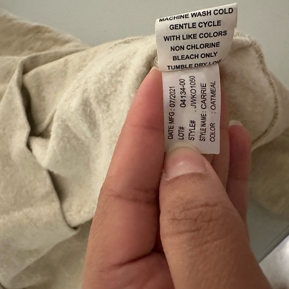 Johnnie O Carrie Pullover Hoodie Oversized Oatmeal Sz S Comfortable Soft Cozy - Picture 8 of 8